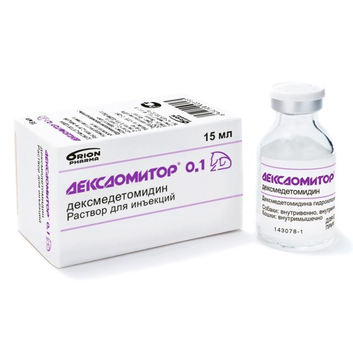 Дексдомитор (дексмедетомидин), Оріон, Фінляндія 0,5 10мл