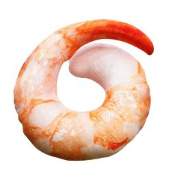 Іграшка для тварин Креветка очищена 15см 