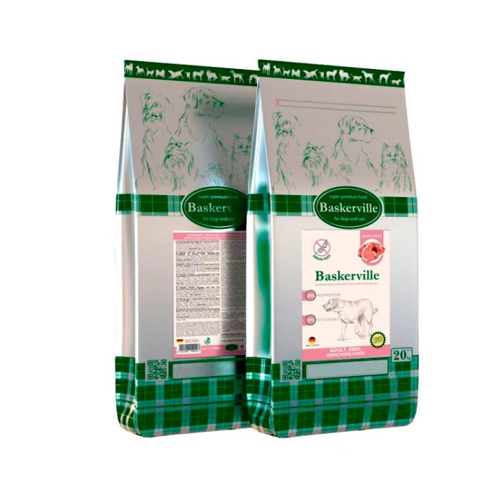Baskerville Grain Free Dog Adult Beef з яловичиною 20 кг 20 кг