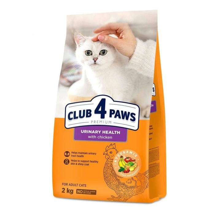 Акція Club 4 paws (Клуб 4 лапи) Urinary Корм для здоровя сечовидільної системи 2кг (-15)