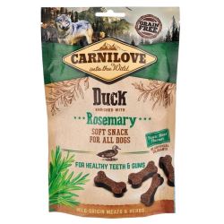 Ласощі Carnilove Semi Moist Duck with Rosemary - беззернові для собак усіх порід з качкою та розмарином для собак 200 г 
