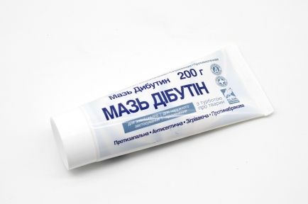 Мазь Дібутін ранозагоювальна, Україна 200 гр. 200 г. Туба.