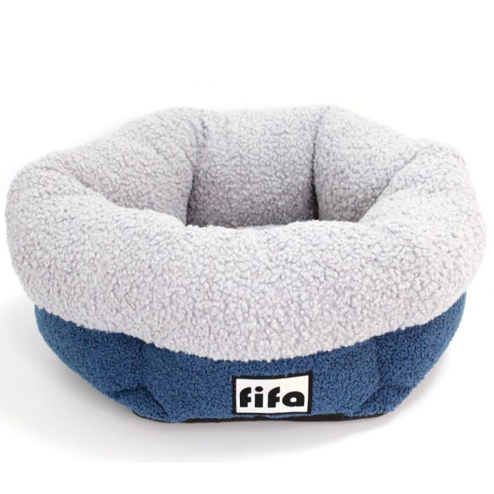 Лежак Норд меблева тканина, овчина синій 55х49х21 см(копия)