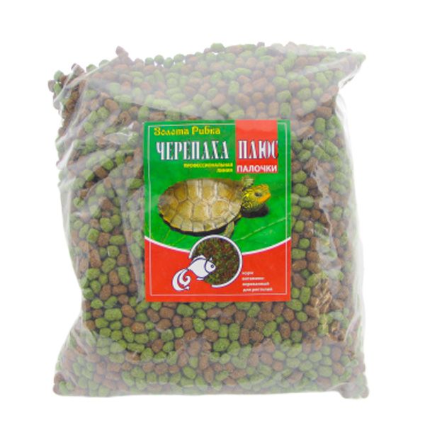 Черепаха плюс-паличка 1000гр вітамінізована для рептилій 