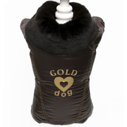 Шоколад комбінезон для собак хлопчиків на силіконі M