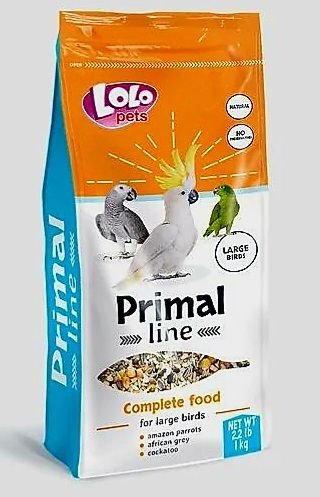 Primal Line Корм для великих папуг 1кг
