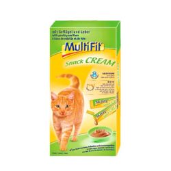 Вершкові ласощі MultiFit з птахом та печінкою, 7х15 г 