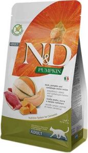 Farmina ND Pumpkin Grain Free Cat Adult Duck  Cantaloupe Фармін Беззерновий сухий корм з качкою та гарбузом для котів і кішок 1.5 кг 