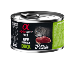 Консерва Alpha Spirit Duck Adult Cat з качкою, для дорослих котів, 200г. 