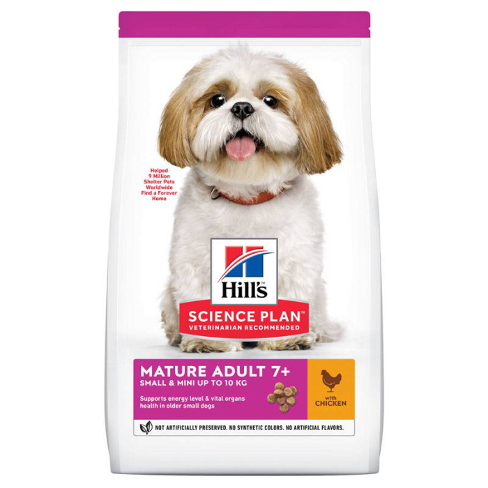 Hills SP Canine Mature Adult 7 + Small  Miniature з куркою та індичкою для собак дрібних порід старше 7 років 1,5 кг