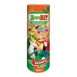 Корм-делікатес для великих папуг Лорівіт, 0.5 кг 