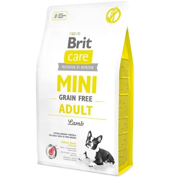 Brit Care GF Mini Adult Lamb для собак малих порід ягня 2 кг