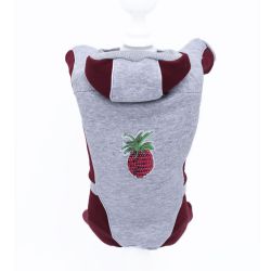 Ананас комбінезон для собак дівчаток трикотаж на флісі S