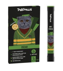 Крем Tail Paws Oscar cat із таурином з куркою 515 г. 