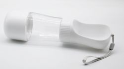 Поїлка Дорожня з контейнером, 320 мл белый