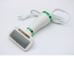 Pet Grooming Dryer WN 10 Фен гребінець для вовни 2в1 білий з зеленими вставками 