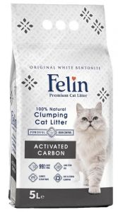 Наповнювач бентонітовий FELIN 5 л (4,4 кг) карбоновbй активатор