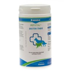 Petvital Biotin Tabs-біотин для собак і кішок Petvital Biotin Tabs Canina 702008 таблетки з біотином 50 табл