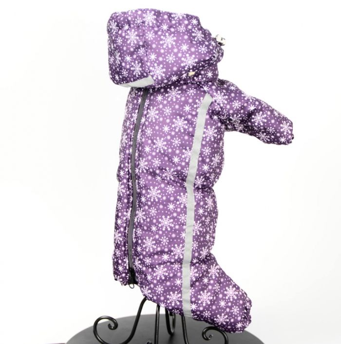 Хутровина комбінезон для собак дівчаток на силіконі S1