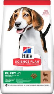 Hills SP Puppy Medium для цуценят середніх порід з ягням і рисом 2,5 кг
