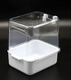 Купалка для птахів, біла, 171418 см