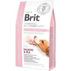 Brit VetDiets Grain Free Hypoallergenic із лососем сухий корм для собак при харчовій алергії 2 кг 