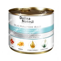 Dolina Noteci Premium Dog телятина, помідор, макарони для дрібних порід 185 г