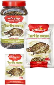 Акваріус 40г Меню для черепах Акваріум 40г Меню для черепах