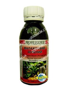 Професіонал Малахіт-препарат для лікування риб від найпростіших паразитів 100 мл Професіонал Малахіт 100мл