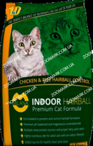 Milana Indoor Hairball з куркою і рисом сухий корм для кішок 18,14 кг