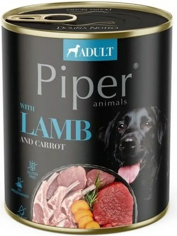 Dolina Noteci Piper Dog (60) консерва з ягнятиною та морквою 400 гр