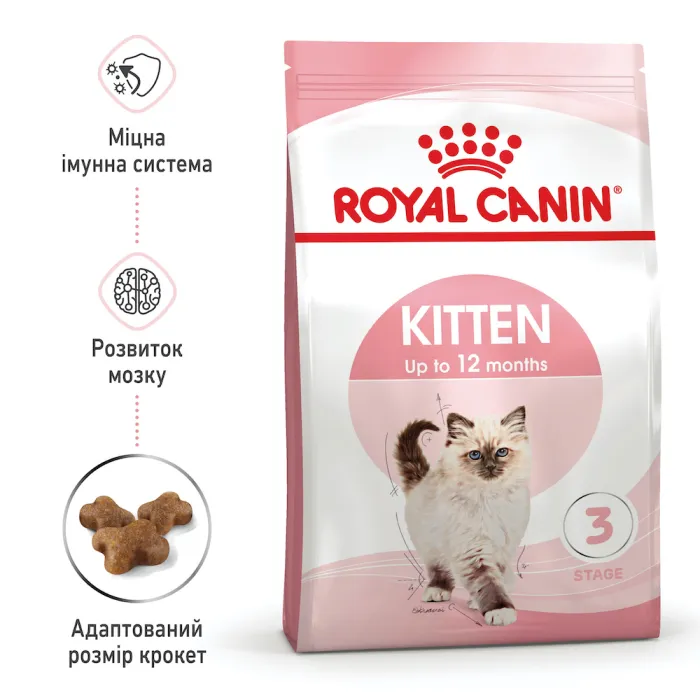 Royal Canin Kitten 36 для кошенят (Роял Канін Кіттен) від 4 до 12 місяців 400 г