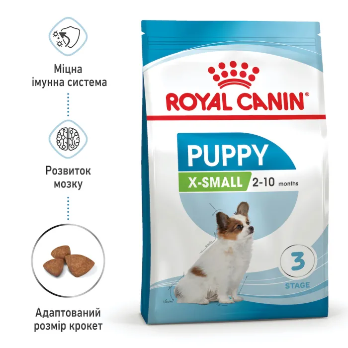 Royal Canin X Small PUPPY для цуценят дуже дрібних порід до 10 місяців 3кг 